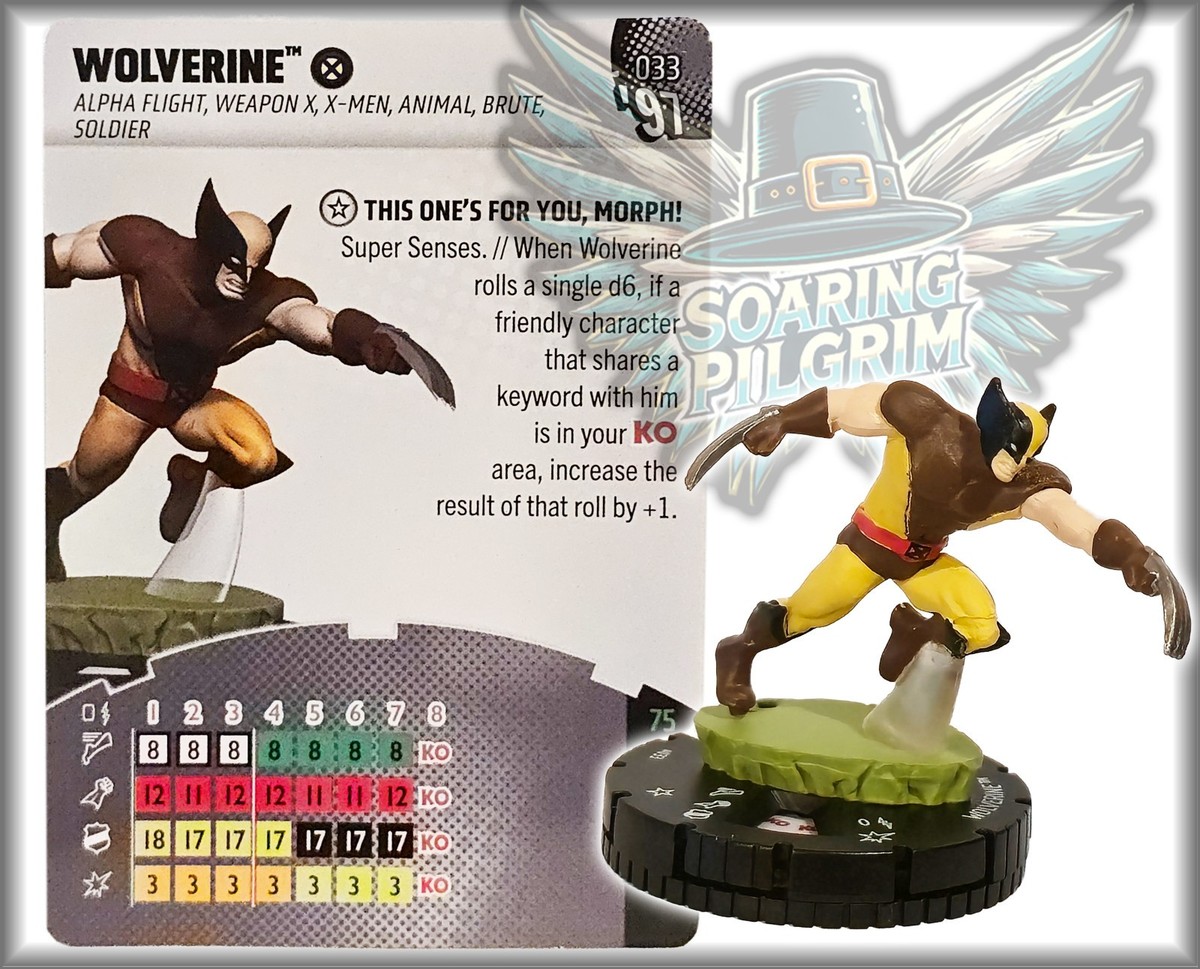 Marvel Heroclix WOLVERINE - 033 - RARE X-Men '97 Set | eBay