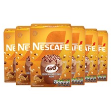 6X Nescafe Golden Honeycomb Aero Mocha Instant Coffee 42 Sachets