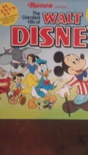 Ronco Greatest Hits of Disney Vinyl LP Mickey Mouse, Donald Duck, Pinocchio