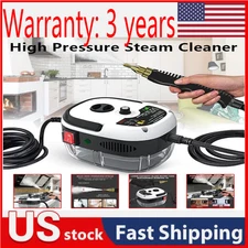 2500W Handheld High Temp Steam Cleaner High Pressure Cleaning Machine Home White