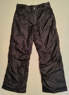 Columbia Girls Large Starchaser Peak II Black Waterproof Ski Snowboard Pants