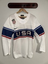 Nike USA 2022 Hockey Jersey White Jersey Men's Size M - Excellent
