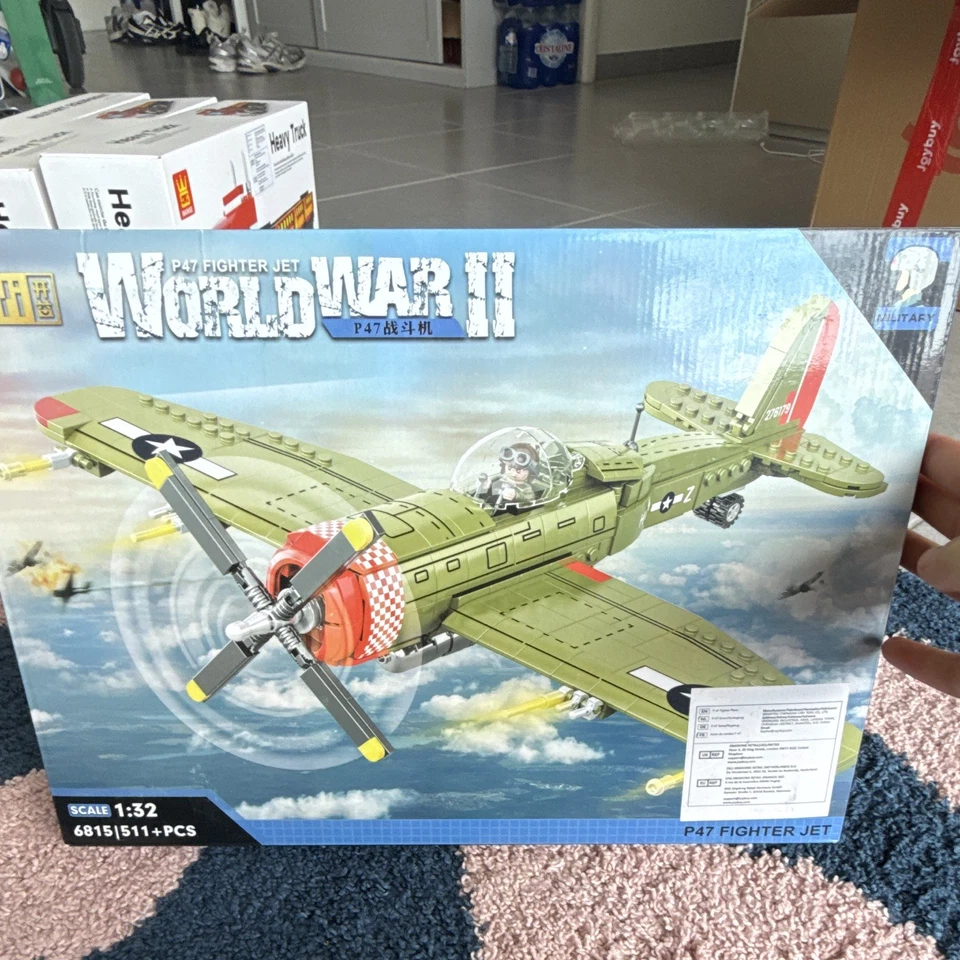 WOMA P47 Fighter Jet World War II Avion militaire 1:32 6815 511+ PCS - Photo 1/4
