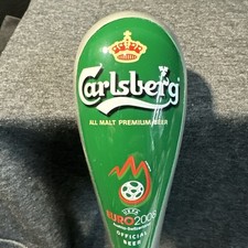 Carlsberg Vintage Beer Tap Handle Euro 2008 Soccer Austria Switzerland Football