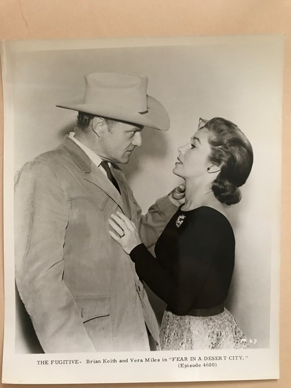 "THE FUGITIVE", STARRING DAVID JANSSEN. PR PHOTO, "FEAR IN A DESERT CITY."