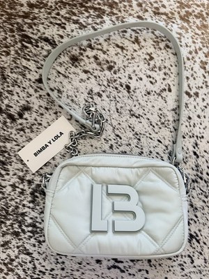 Bimba y Lola Quilted Nylon Crossbody Camera Bag Authentic NWT