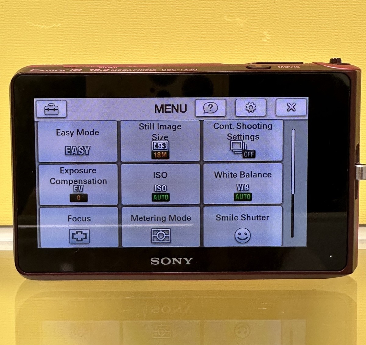 Sony Cyber-shot DSC-TX30 18.20 million Pixel CMOS Retro Digital