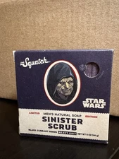 Dr. Squatch Limited Edition Star Wars Emperor Palpatine Sinister Scrub Mens Soap