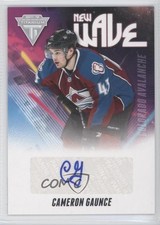 2011-12 Panini Titanium New Wave Signatures Cameron Gaunce #47 Auto 0q5