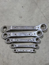 Cornwell 5pc SAE Reversible Offset Ratcheting Box-End Wrench Set