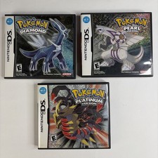 Pokemon DS Platinum Diamond Pearl Bundle W Original Box Authentic Tested