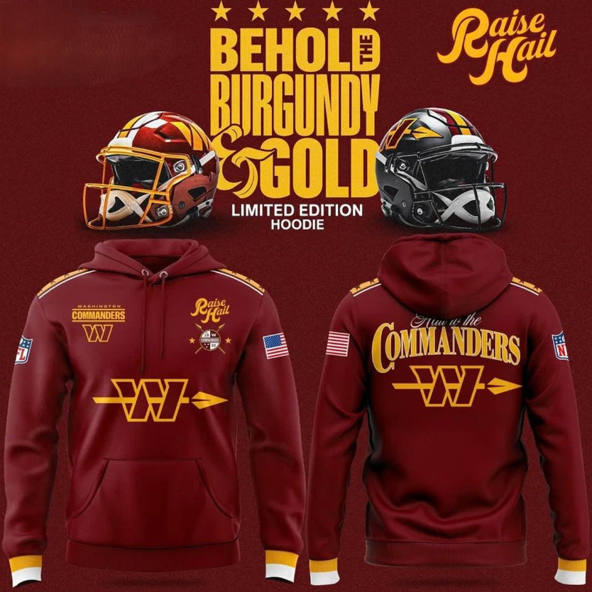 Washington Commanders Behold 2026 Hoodie All Size