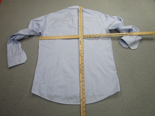Camisa Eton Para Hombre 16 41 Vestido Contemporáneo Abotonada Manga Larga Rayas - Imagen 7 de 11