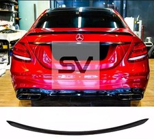 MERCEDES E KLASSE W213 HECKSPOILER KOFFERRAUM E63 AMG STYLE GLANZ SCHWARZ 2016+