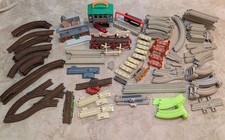 Thomas Friends TRACKMASTER Sawmill Stations w/ BEIGE Brown Track Lot 140