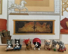 PUPPY In My Pocket Flocked Dogs Mix Figures x 7 Bundle VGC