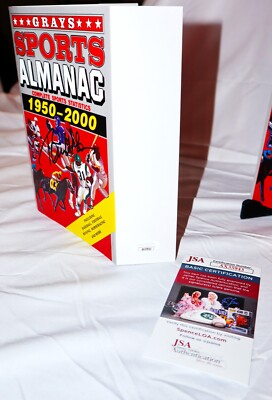 🏫🔥 Tom Wilson Back To The Future 2 Signed Grays Sports Almanac