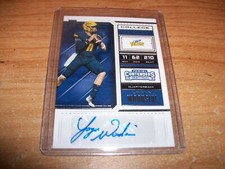 2018 Panini College Ticket Football Logan Woodside Rookie Auto Card Titans