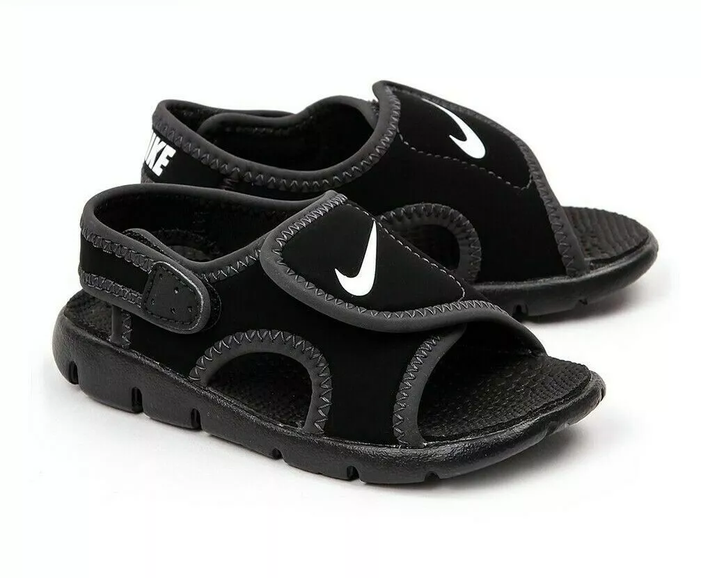 INFANTS / KID'S NIKE SUNRAY ADJUST 4 BLACK SANDALS