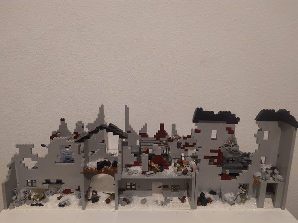 Diorama ww2 bricks maqueta segunda guerra mundial