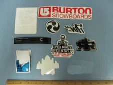 BURTON snowboard Vintage 9 sticker set NEW old stock Flawless condition