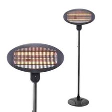 Elektrischer 2 kW Quarz Wand, stehender Outdoor Garten, Bar & Restaurant Terrassenheizer