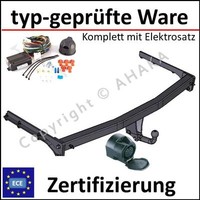 AHK + ES13 FüR Chrysler Voyager Stow'n Go 05-08 AnhäNgerkupplung E-Satz Komplett