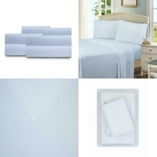 2 PACK Dorm Room Sheet Set, Soft Wrinkle Resistant Microfiber Twin/Twin XL White