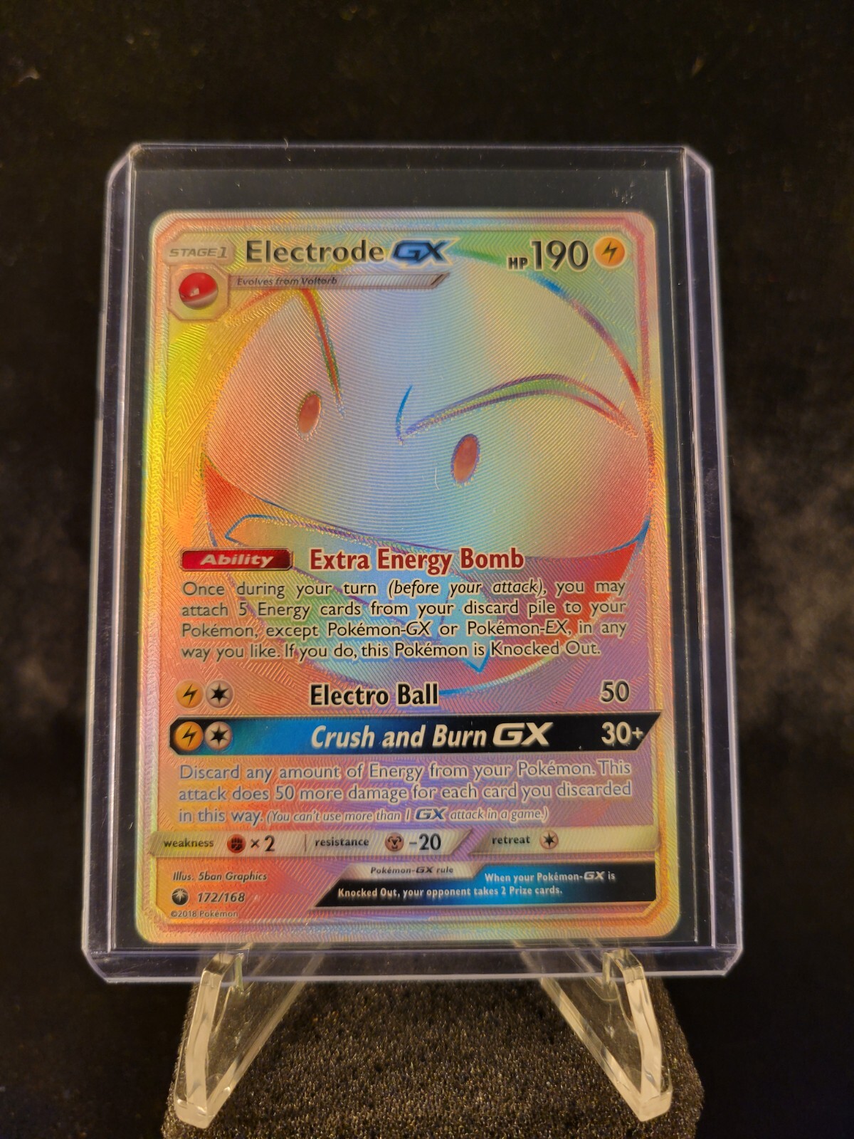 Electrode GX (Secret) 172/168 Sm-Celestial Storm Holo