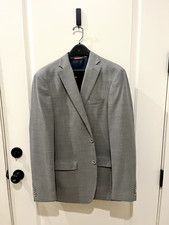 Tommy Hilfiger Blazer Gray 42L Wool/Polyester Blend