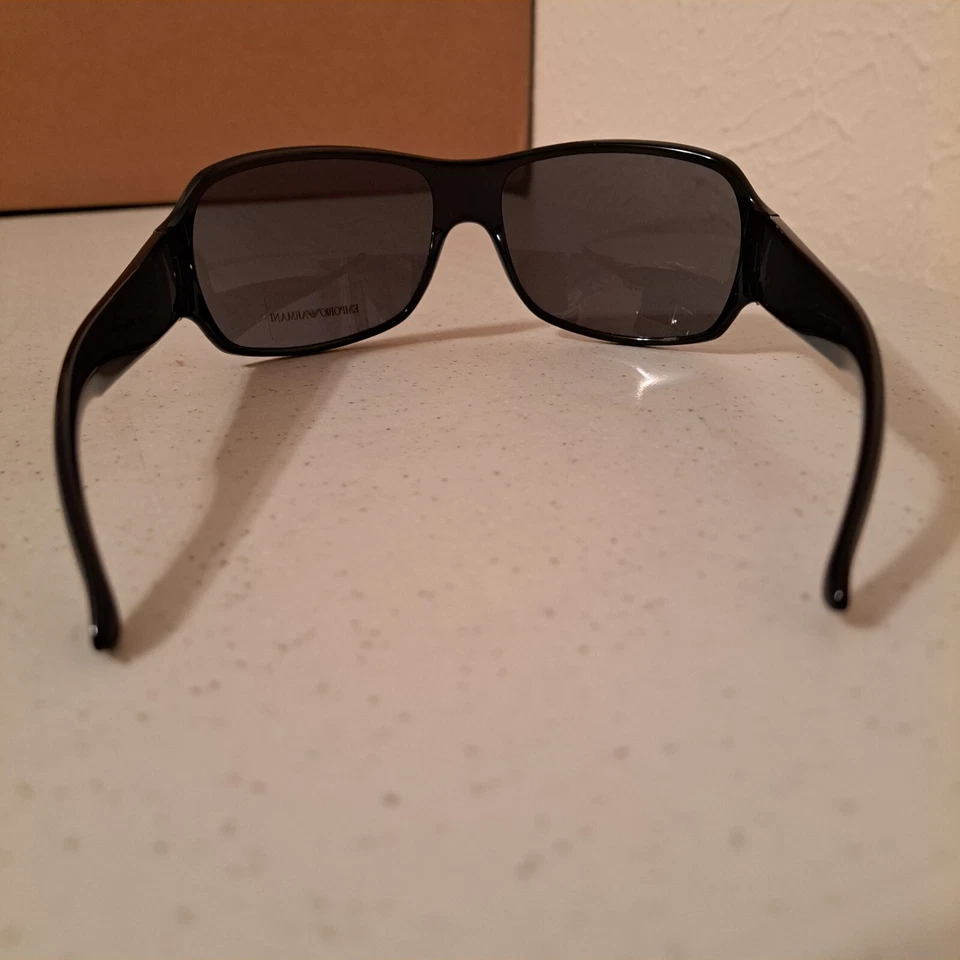 Gafas de sol Emporio Armani EA 9154/S D28 de gran tamaño con lentes grises hechas en Italia i-3 Foto 4 de 4