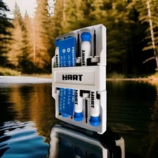 Hart 6pc Precission Screwdriver Set. W. plastic carrying case.2 Philips/4 Flat