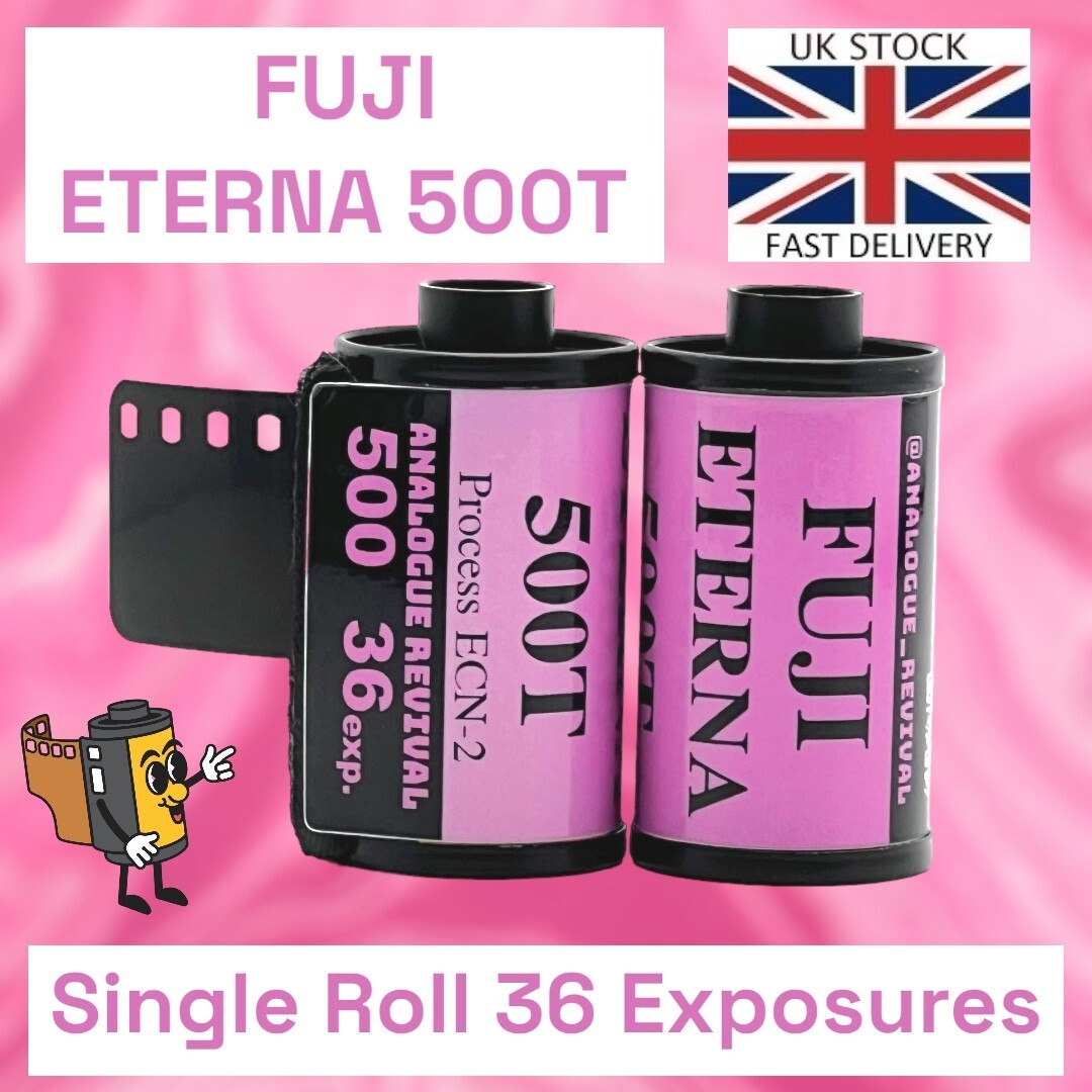 Fuji Eterna 500T 35mm Film, Rare Expired Stock, 36 Exposure