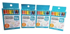 Pen + Gear Classic Crayons, 24 Piece Count, Assorted Colors(4 PK)
