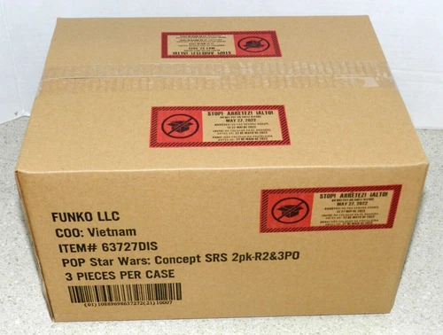 STAR WARS CONCEPT SERIES FUNKO POP: C-3PO & R2-D2 DISNEY EXCLUSIVE SEALED CASE 3