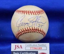 Gregg Jeffries JSA Coa Autograph National League ONL Signed BasebaLL