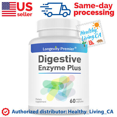 Longevity Digestive Enzyme Plus Comprehensive Blend of Digestive