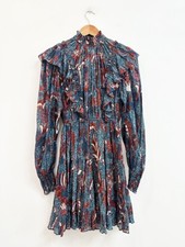 Designer Ulla Johnson Stunning Silk Blend Floral Women's Dress