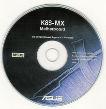 ASUS K8S-MX Motherboard Drivers Installation Disk M502