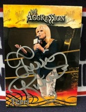 2003 WWE AGGRESSION Terri Runnels Autograph Card Wrestling signed 4/09/22
