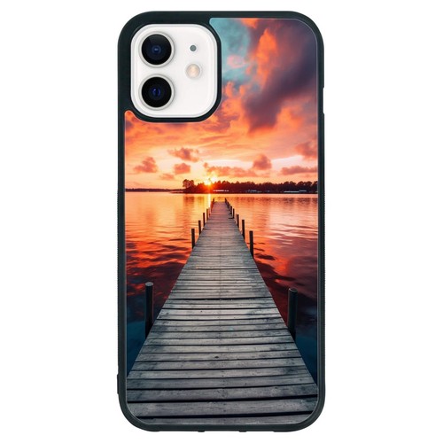 For iPhone SE XS XR Max 5 6 7 8 Plus Fitted Case Skin Beach Sunset Twilight Pier - Picture 16 of 25
