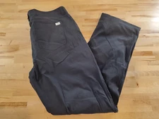 Orvis Men’s Fleece Lined Pants Stretch Fabric Water Resistant Black 38Wx34L