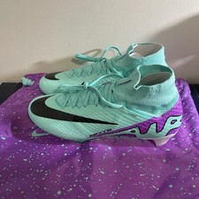 Men Size9Nike Zoom Superfly 9 Elite FG Hyper Turquoise Fuchsia DJ4977-300 No Lid