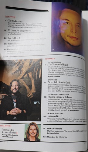 Forbes Magazin Top Vermögensberater 2025 "Justin Sun" April / Mai 2025 - Bild 4 von 5