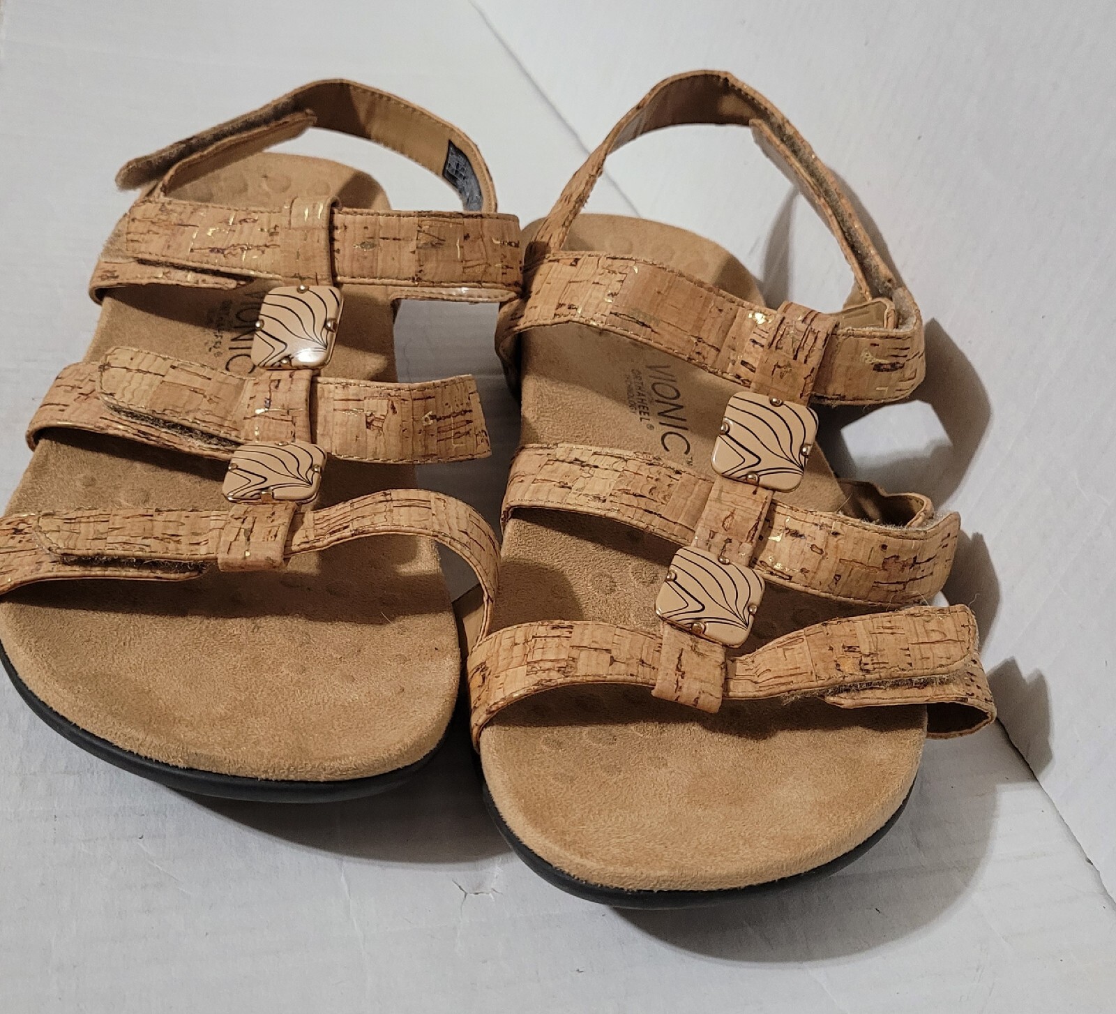 Vionic Amber Adjustable Strap Sandals Tan Size 11 - image 4