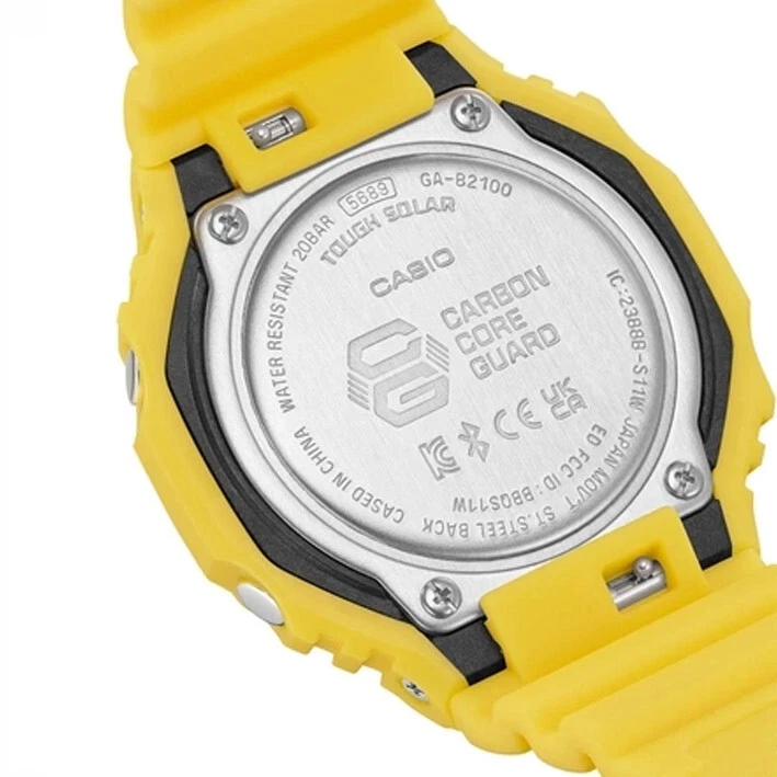 Casio G-SHOCK - GIALLO - Bluetooth e Ricarica Solare - Immagine 4 di 4