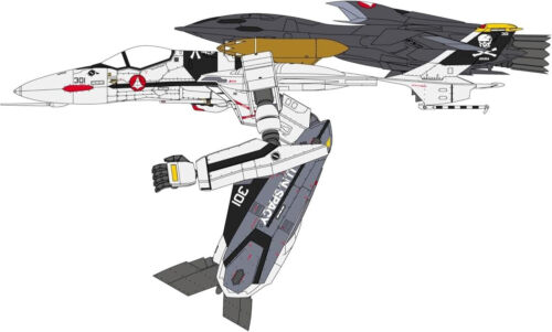 Hasegawa 1/72 MACROSS ZERO VF-0S GERWALK w/GHOST MODEL KIT 65889 - Picture 9 of 19