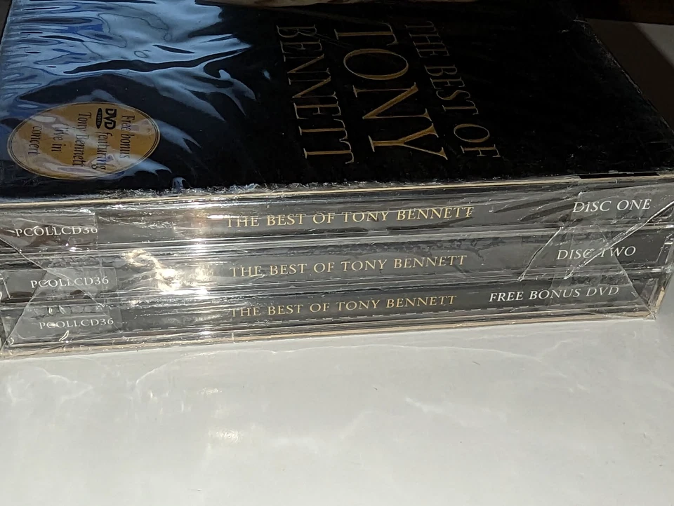 *NEW/SEALED* The Best of Tony Bennett 3-Disc CD/DVD Box Set 24 Songs + Concert Foto 3 de 3