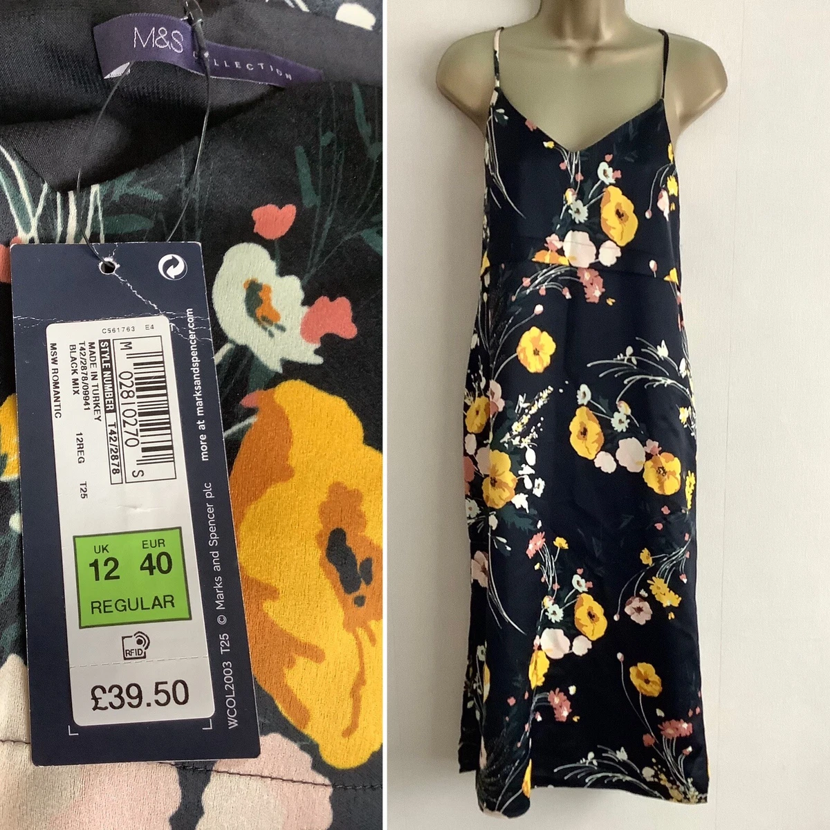 Black and top yellow dress uk