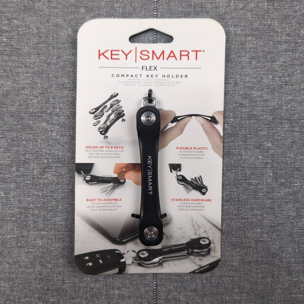 KEYSMART Flex Key Holder - Key Organizer Key Chain, Compact Key Case EDC Key Key